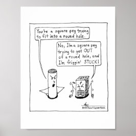 Impresión cuadrada de INFJ