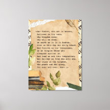 Impresión de 30 x 40 lonas - La plegaria del Señor