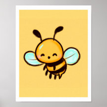 Impresión de abeja melífera para decoración de aul