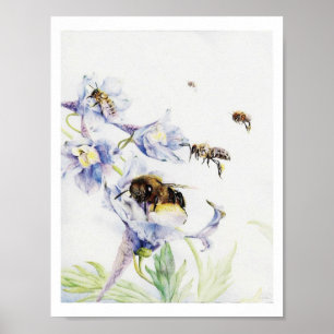 Impresión de abejas ventilado