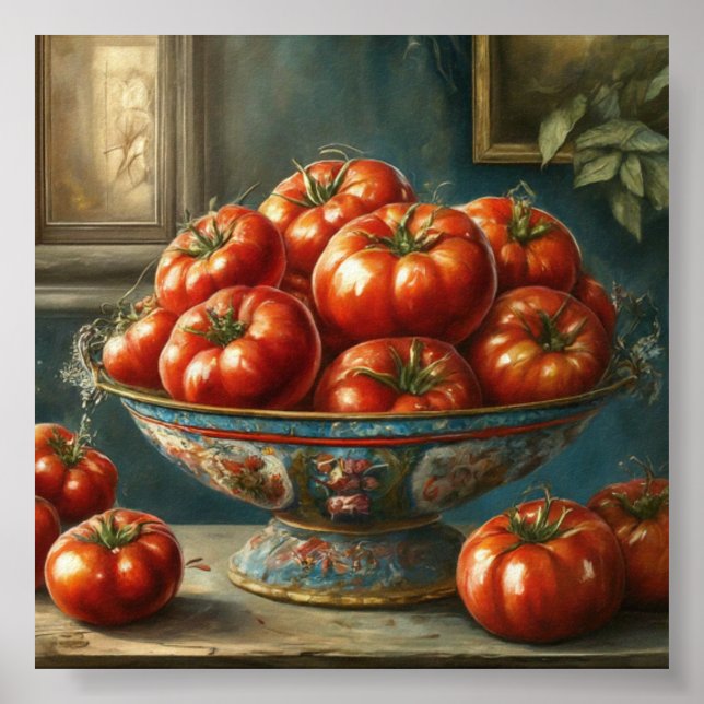Impresión de abundancia de tomate, papel Poster de (Frente)