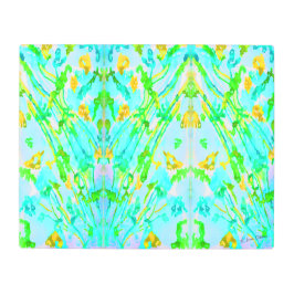 Impresión de acuarela con patrón de resumen de "pr