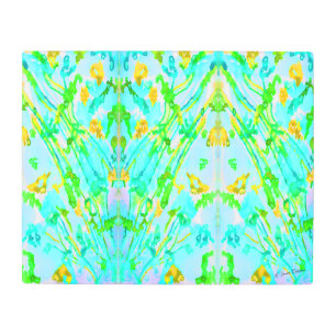 Impresión de acuarela con patrón de resumen de "pr