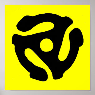 Impresión de adaptador de registro de 45 RPM