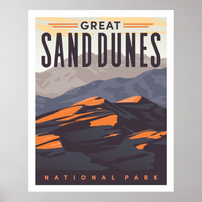 Impresión de afiches de viaje del Parque Nacional  (Frente)