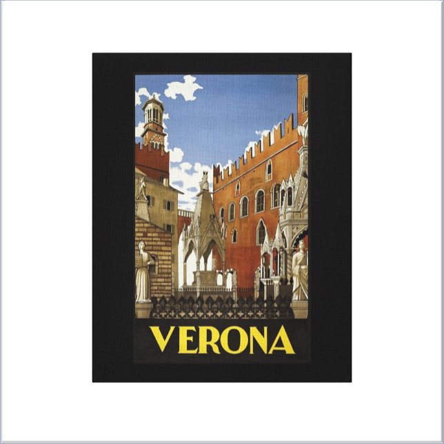Impresión de afiches de viajes Retro Verona (Subido por el creador)