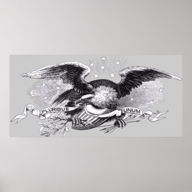 Impresión de águila de guerra revolucionaria (Frente)