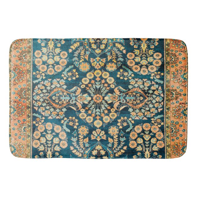 Impresión de alfombra de la antigua Sarouk en el o (Anverso)