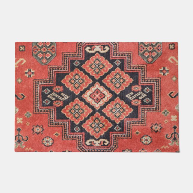 Impresión de alfombra de seda persa (Anverso)