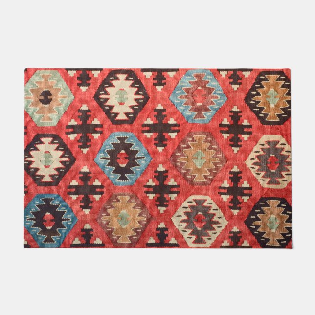 Impresión de alfombra de seda persa (Anverso)