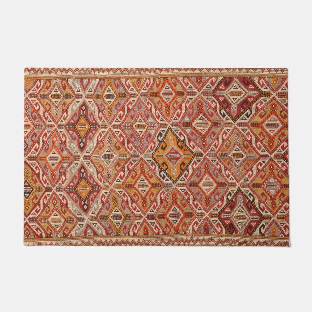 Impresión de alfombra de seda persa (Anverso)