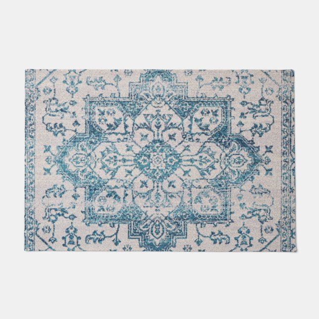 Impresión de alfombras en el centro persa de Kasha (Anverso)