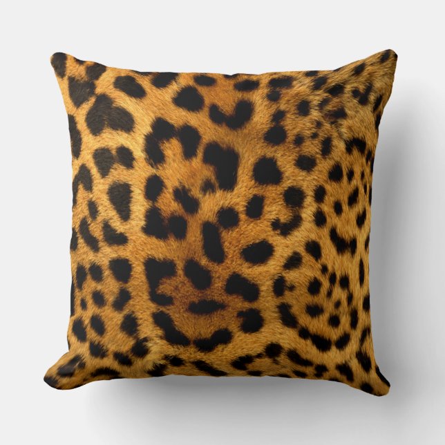 Impresión de almohada leopardo en muchos estilos y (Anverso)