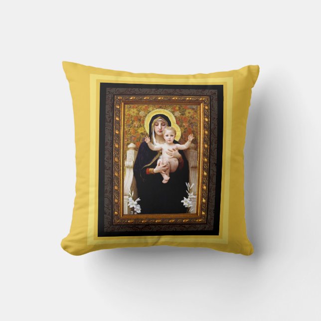 Impresión de almohadas Madonna y Child Bella Artes (Anverso)