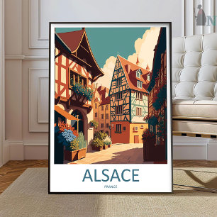 Impresión de Alsacia Decoración del hogar Alsacia 