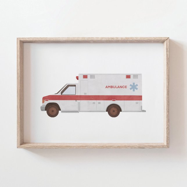 Impresión de Ambulancia Decoración de Habitación I (Subido por el creador)
