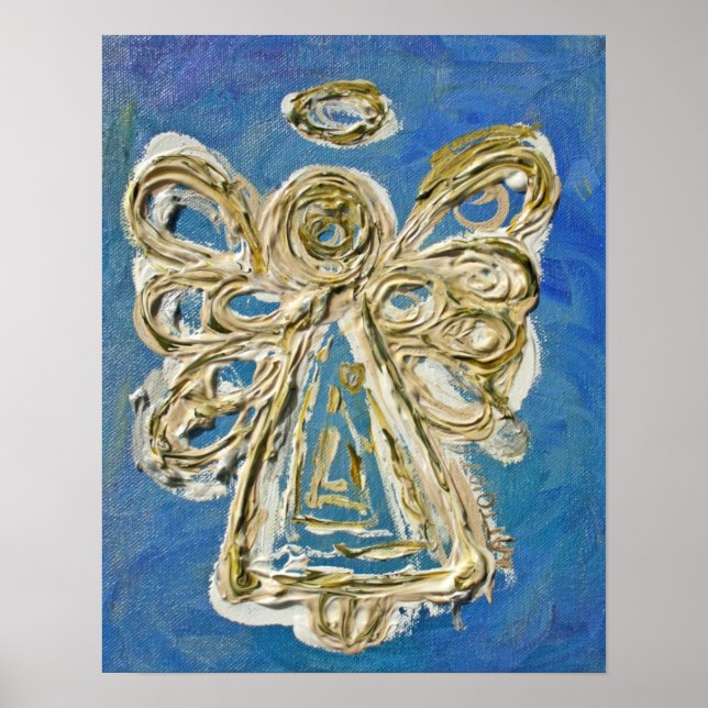 Impresión de ángel azul (Frente)