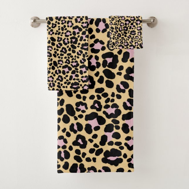Impresión de animal de leopardo audaz Glam 1 (In situ)