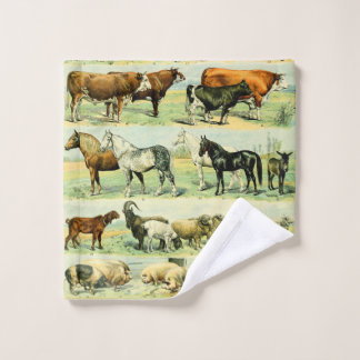Impresión de animales de granja de cosecha de cose