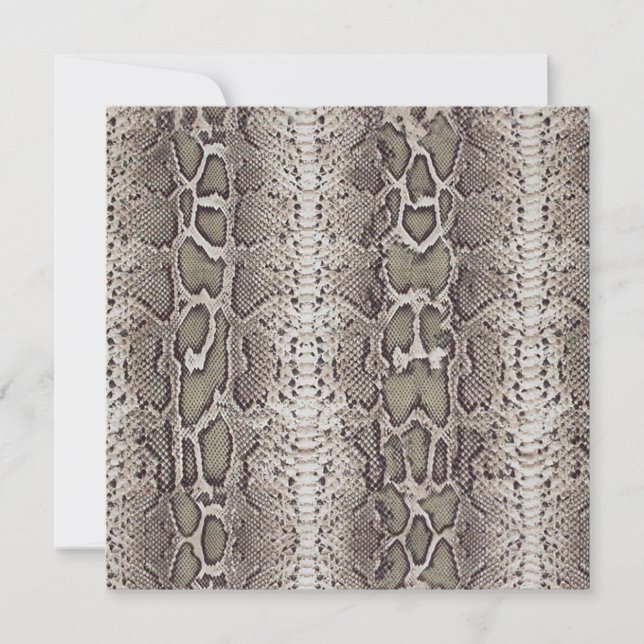 Impresión de animales de piel de serpiente (Anverso)