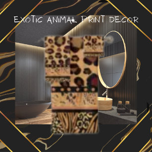 Impresión de animales leopardos