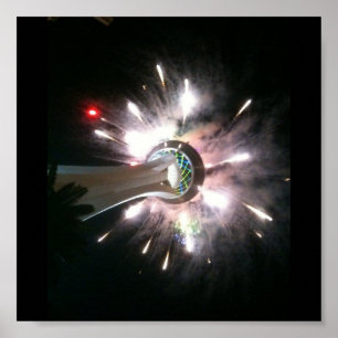 Impresión de Año Nuevo Feliz