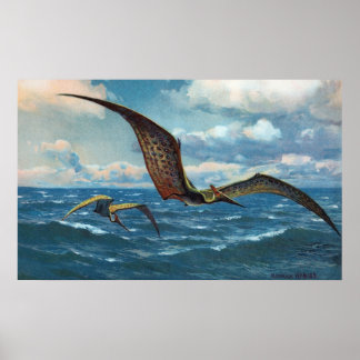 Impresión de antigüedades de Pteranodon