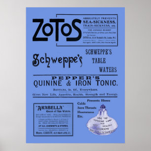 Impresión de anuncios antiguos