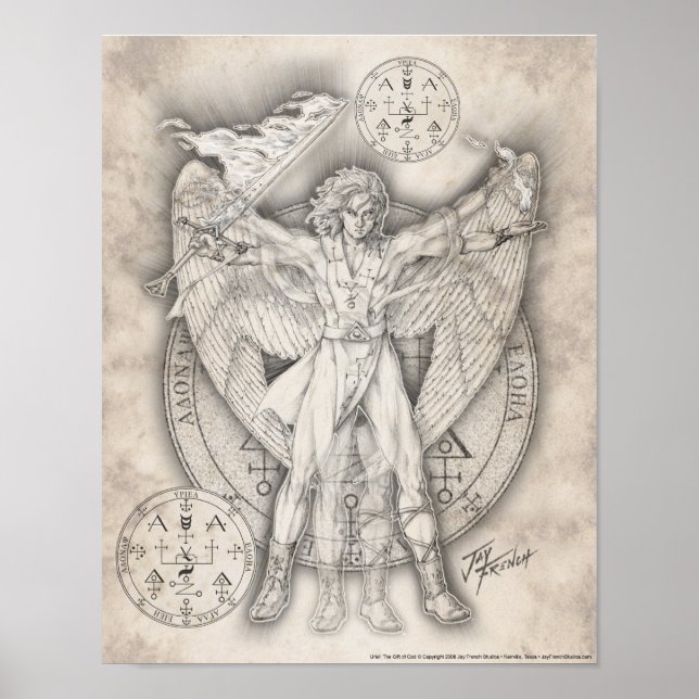 Impresión de Archangel Uriel (Frente)