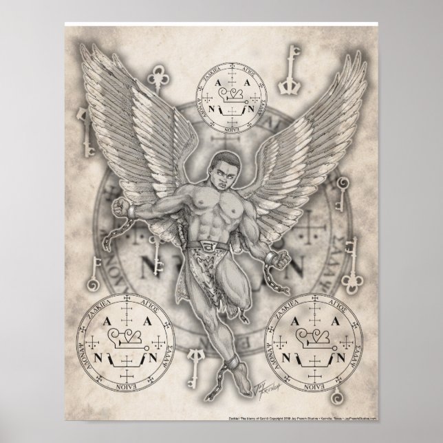 Impresión de Archangel Zadkiel (Frente)