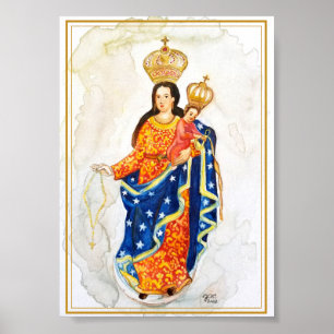 Impresión de archivo de la Dama de las Lajas