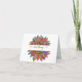 Impresión de arcoiris y leopardo personalizada