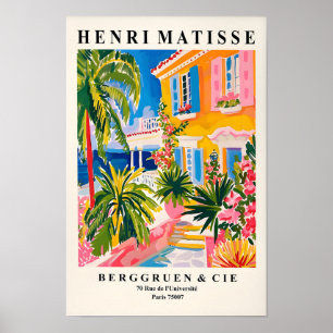 Impresión de arquitectura de villa, Póster estétic