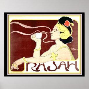 Impresión de Art Nouveau Rajah de 1897 por Henri M
