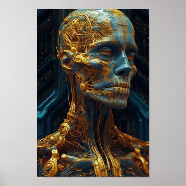 Impresión de arte abstracta de cuerpo completo hip (Frente)