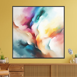 Impresión de arte abstracto de flujo suave – Arte 