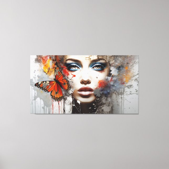 Impresión de arte abstracto moderno - Cañón de ace (Anverso)