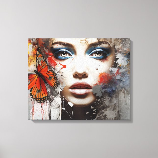 Impresión de arte abstracto moderno - Cañón de ace (Anverso)