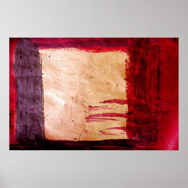 Impresión de arte abstracto original - estilo Roth (Frente)
