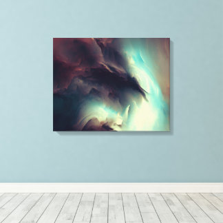 impresión de arte abstracto oscuro