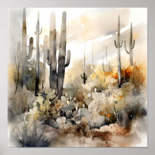 Impresión de arte acuático del Parque Nacional Sag
