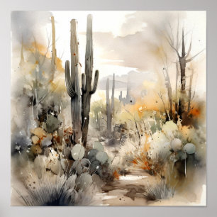 Impresión de arte acuático del Parque Nacional Sag