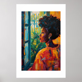 Impresión de arte africano