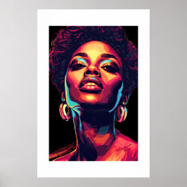Impresión de arte africano