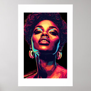 Impresión de arte africano