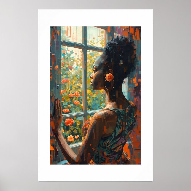 Impresión de arte africano (Frente)