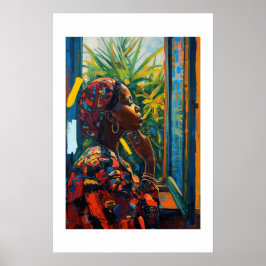 Impresión de arte africano