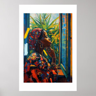 Impresión de arte africano