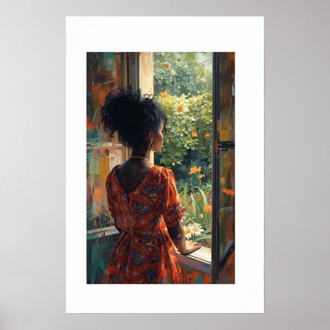 Impresión de arte africano (Frente)
