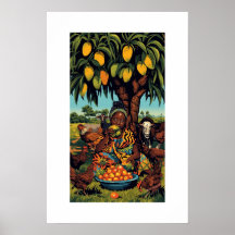Impresión de arte africano